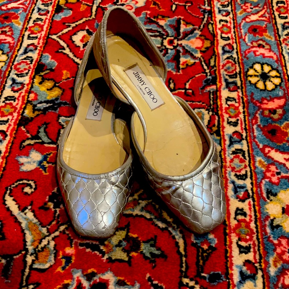 Jimmy Choo D’orsay Quilted Flat